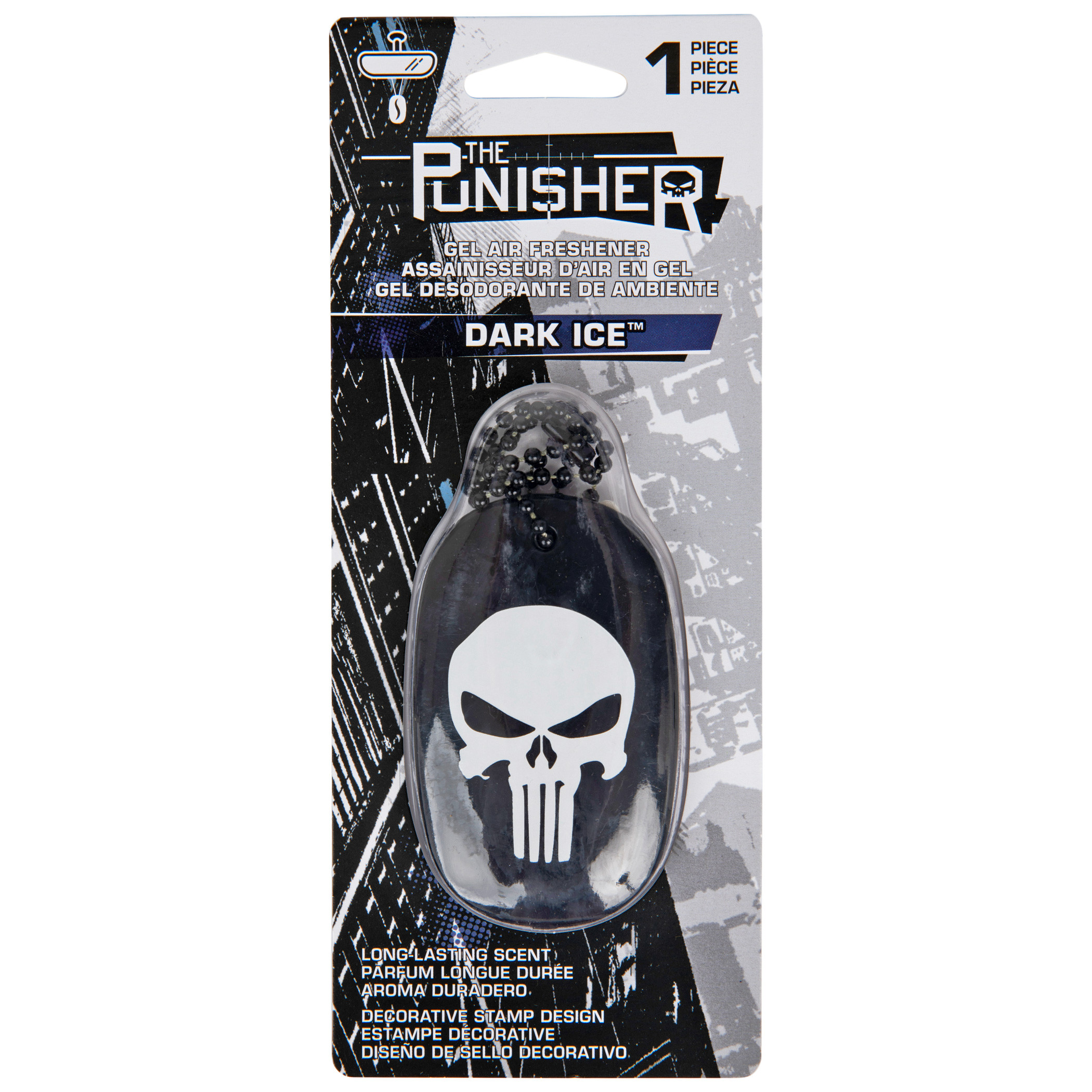 Punisher Skull Symbol Dark Ice Gel Air Freshener